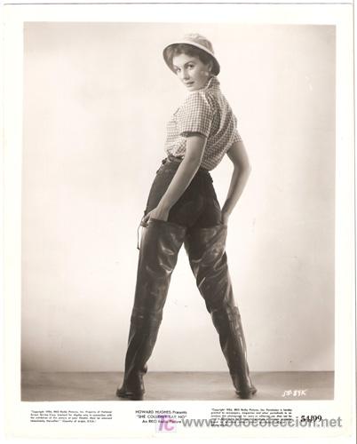 Cinema: FCJ 12072D JEAN SIMMONS SHE COULDN'T SAY NO FOTO ORIGINAL B/N AMERICANA