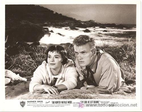 Cinema: FCJ 11016d NATALIE WOOD TAB HUNTER THE GIRL HE LEFT BEHIND FOTO ORIGINAL B/N AMERICANA