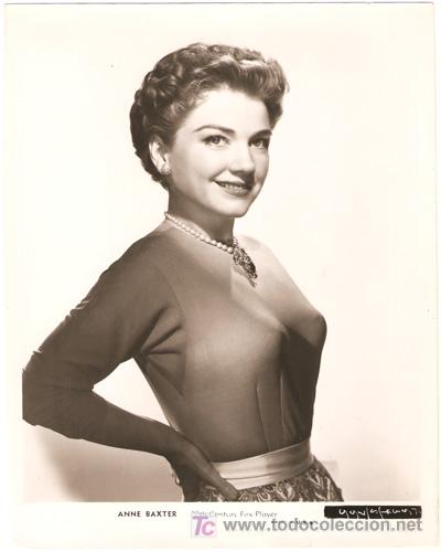 Cinema: FCJ 12076D ANNE BAXTER FOTO ORIGINAL B/N AMERICANA