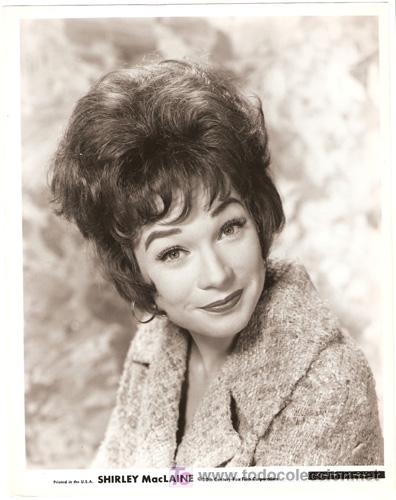 Cinema: FCJ 12078D SHIRLEY MACLAINE FOTO ORIGINAL B/N AMERICANA