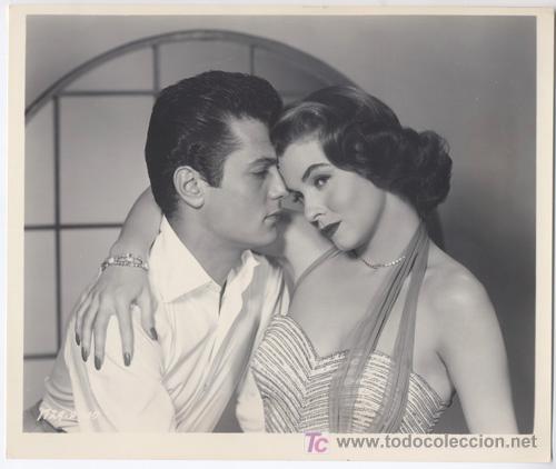 Cinema: FCJ 11747D PIPER LAURIE TONY CURTIS FORBIDDEN FOTO ORIGINAL B/N AMERICANA