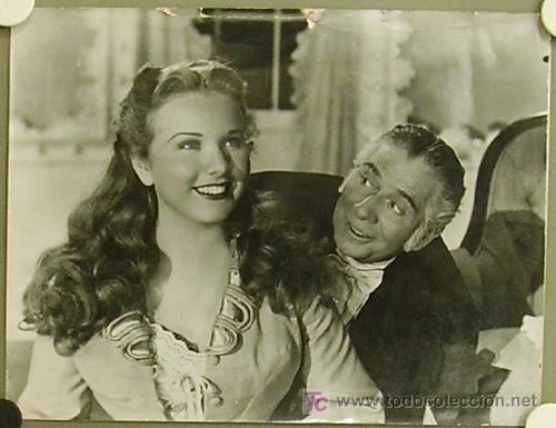 Cinema: F3650 DIANA DURBIN FOTO ORIGINAL B/N GRANDE 30X40