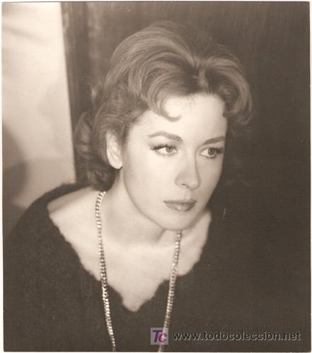 Cinema: FCJ 0861 AURORA BAUTISTA FOTO ORIGINAL B/N ESPA&Ntilde;OLA