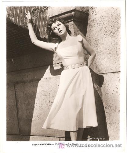 Cinema: F16197D SUSAN HAYWARD FOTO ORIGINAL B/N AMERICANA