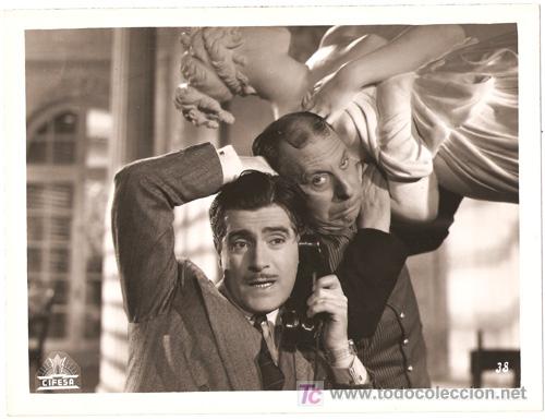 Cinema: F3756 JOSE ISBERT ANTONIO CASAL UN HOMBRE DE NEGOCIOS CIFESA FOTO B/N ORIGINAL ESPA&Ntilde;OLA