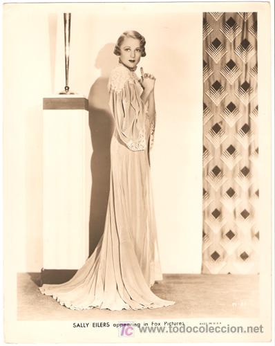 Cinema: F3844 SALLY EILERS FOTO ORIGINAL B/N AMERICANA
