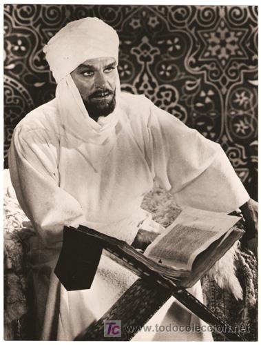 Cinema: F3866 LAURENCE OLIVIER KARTUM FOTO ORIGINAL B/N ESPA&Ntilde;OLA