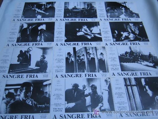 Cine: A sangre fria - truman capote robert blake - coleccion 12 fotocromos reposicion