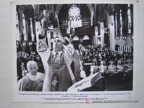 Cine: Confesiones verdaderas - robert de niro - 1 foto original del estreno 20 x 25 cm