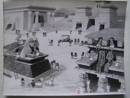 Cine: Asterix y cleopatra -1 foto original del estreno 20 x 25 cm