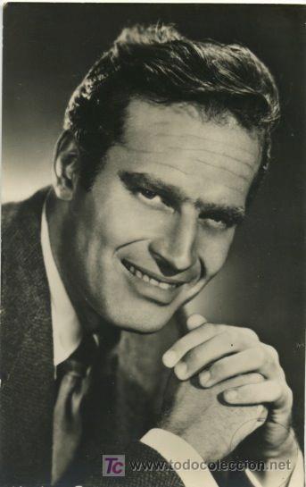 Cine: POSTAL CHARLTON HESTON PCA80