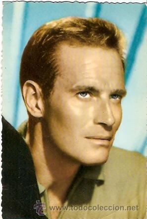 Cine: POSTAL CINE CHARLTON HESTON
