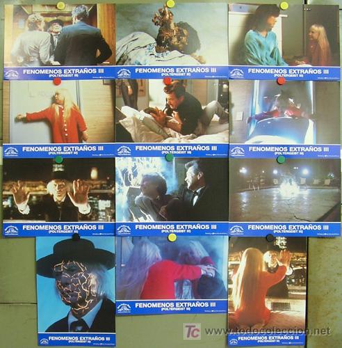 Cine: IK57 POLTERGEIST 3 FENOMENOS EXTRA&Ntilde;OS SET COMPLETO 12 FOTOCROMOS ORIGINAL ESTRENO