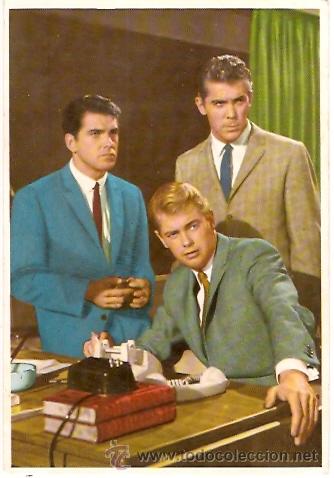 Kino: POSTAL V.WILLIAMS  T. DONAHUE L..PATTERSON 3 PROTASGONISTAS DE LA SERIE DE T.V. ROMPEOLAS