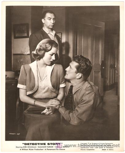 Cin&eacute;ma: FCJ 11925D KIRK DOUGLAS ELEANOR PARKER BRIGADA 21 FOTO ORIGINAL B/N AMERICANA