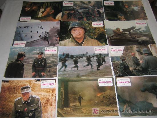 Cine: cerco roto - robert mitchum - coleccion 12 fotocromos del estreno