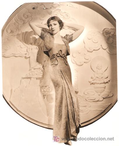 Cine: FCJ 12211D CLAUDETTE COLBERT FOTO ORIGINAL B/N AMERICANA