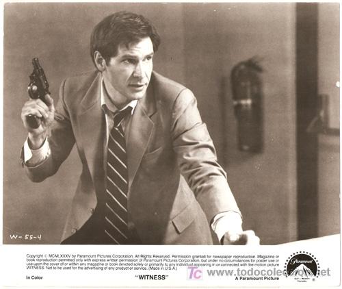 Cine: F4041 HARRISON FORD UNICO TESTIGO FOTO B/N ORIGINAL AMERICANA
