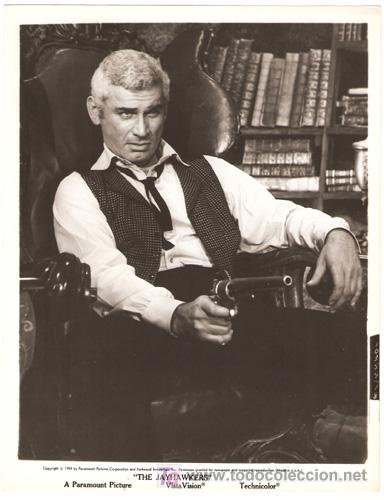 Cin&eacute;ma: FCJ 13396D JEFF CHANDLER LOS REBELDES DE KANSAS FOTO ORIGINAL B/N AMERICANA