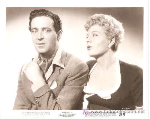 Cin&eacute;ma: FCJ 13395D SHELLEY WINTERS JOHN GREGSON HERENCIA CONTRA RELOJ FOTO ORIGINAL B/N AMERICANA