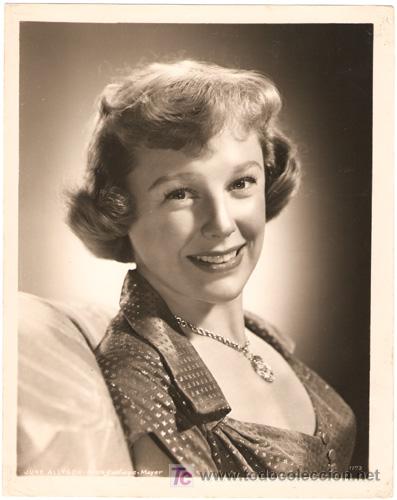 Cin&eacute;ma: FCJ 12176D JUNE ALLYSON FOTO ORIGINAL B/N AMERICANA