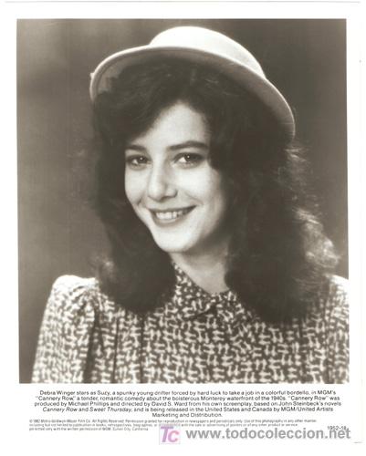 Cin&eacute;ma: FCJ 1446 DEBRA WINGER CANNERY ROW FOTO ORIGINAL B/N AMERICANA