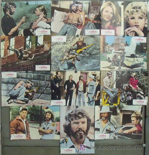 Cine: IR03 FUERZA DE VIGILANCIA KRIS KRISTOFFERSON VINCENT SET COMPLETO 12 FOTOCROMOS ORIGINAL ESTRENO