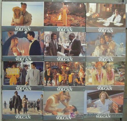 Kino: IU42 JOE CONTRA EL VOLCAN TOM HANKS MEG RYAN SET COMPLETO 12 FOTOCROMOS ORIGINAL ESTRENO
