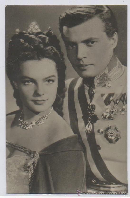 Cine: TARJETA POSTAL DE CINE DE ROMY SCHNEIDER Y KARLHEINZ BOM SISSI