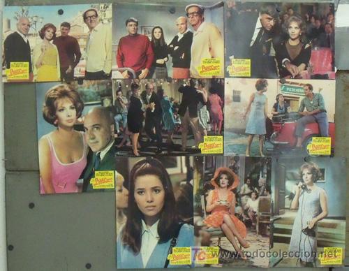 Cine: IX36 BUONA SERA SRA. CAMPBELL GINA LOLLOBRIGIDA SET 9 FOTOCROMOS ORIGINAL ESTRENO