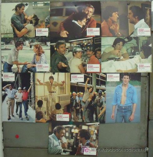 Cinema: IX40 STONY SANGRE CALIENTE RICHARD GERE SET 11 FOTOCROMOS ORIGINAL ESTRENO