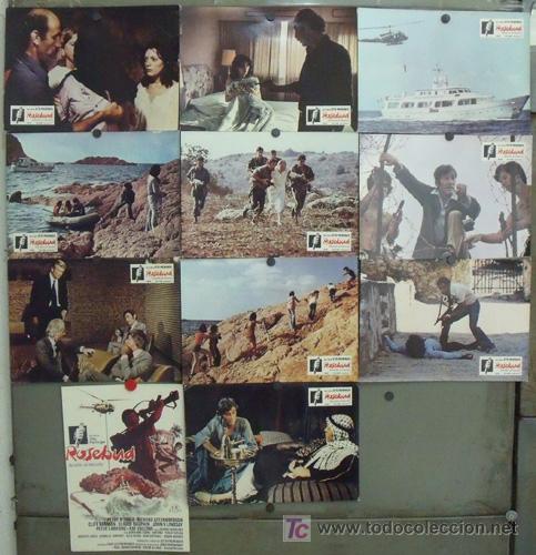 Cine: IX61 ROSEBUD OTTO PREMINGER PETER O'TOOLE SET 11 FOTOCROMOS ORIGINAL ESTRENO