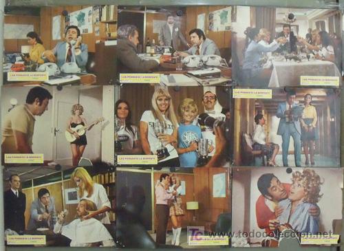 Cine: IX91 LAS PIERNAS DE LA SERPIENTE CASSEN SET 9 FOTOCROMOS ORIGINAL ESTRENO