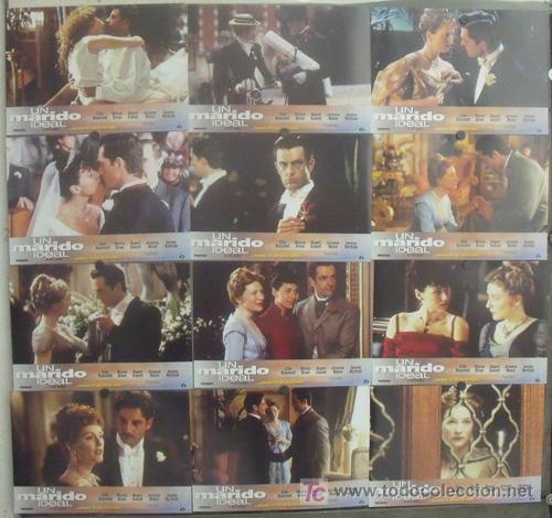 Cine: JC10 UN MARIDO IDEAL CATE BLANCHETT MINNIE DRIVER RUPERT EVERETT SET 12 FOTOCROMOS ORIGINAL ESTRENO