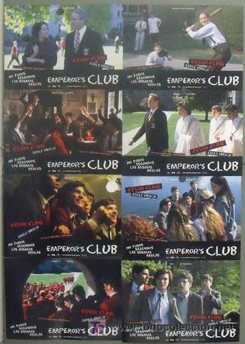 Cinema: JC76 THE EMPEROR'S CLUB KEVIN KLINE EMBETH DAVIDTZ SET COMPLETO 8 FOTOCROMOS ORIGINAL ESTRENO