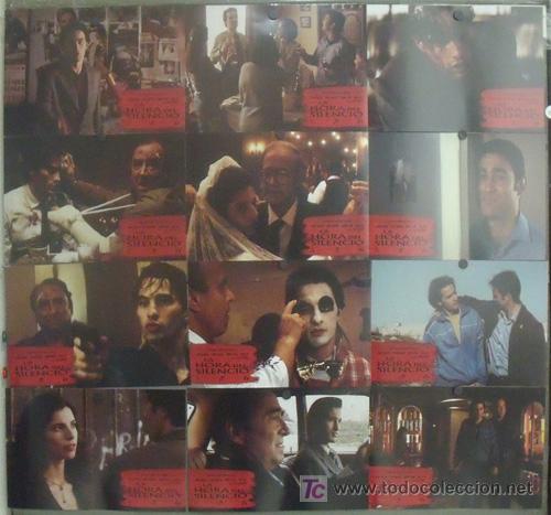 Kino: JD34 LA HORA DEL SILENCIO TOROS MARIBEL VERDU OLIVIER MARTINEZ SET 12 FOTOCROMOS ORIGINAL ESTRENO
