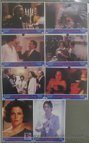 Kino: JD72 LA CALLE DE LA MEDIA LUNA SIGOURNEY WEAVER MICHAEL CAINE SET 8 FOTOCROMOS ORIGINAL ESTRENO