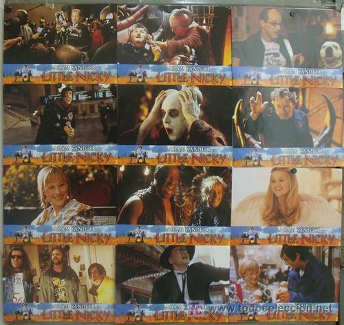 Kino: JE37 LITTLE NICKY ADAM SANDLER SET COMPLETO 12 FOTOCROMOS ORIGINAL ESTRENO