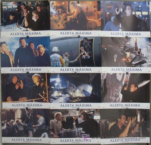 Cin&eacute;ma: JE96 ALERTA MAXIMA STEVEN SEAGAL SET COMPLETO 12 FOTOCROMOS ORIGINAL ESTRENO