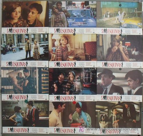 Cinema: JF45 5 ESQUINAS JODIE FOSTER TIM ROBBINS SET COMPLETO 12 FOTOCROMOS ORIGINAL ESTRENO