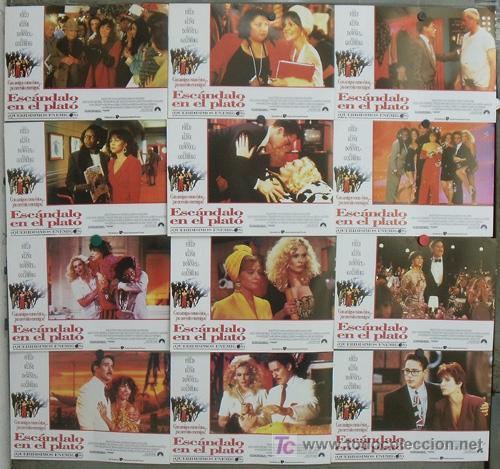 Cine: JF95 ESCANDALO EN EL PLATO SALLY FIELD KEVIN KLINE SHUE SET COMPLETO 12 FOTOCROMOS ORIGINAL ESTRENO
