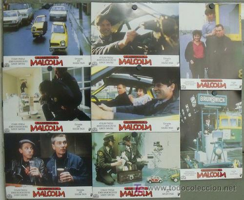 Cine: AAW51 EL LABERINTO DE MALCOLM COLIN FRIELS SET COMPLETO 8 FOTOCROMOS ORIGINAL ESTRENO