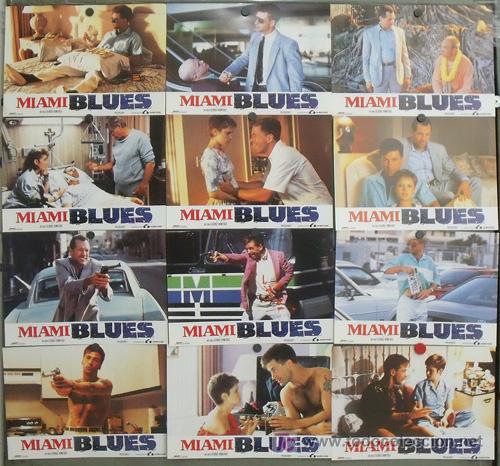 Kino: JG74 MIAMI BLUES JENNIFER JASON LEIGH ALEC BALDWIN SET COMPLETO 12 FOTOCROMOS ORIGINAL ESTRENO