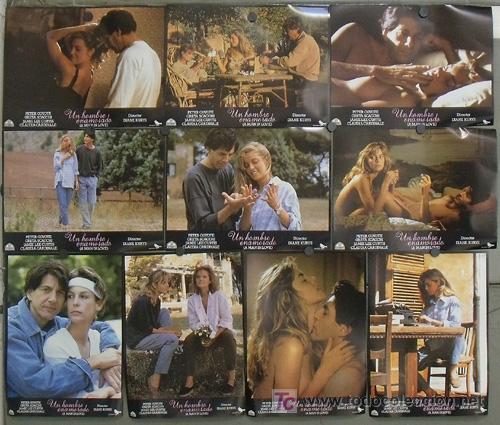 Cin&eacute;ma: JH67 UN HOMBRE ENAMORADO GRETA SCACCHI JAMIE LEE CURTIS SET COMPLETO 12 FOTOCROMOS ORIGINAL ESTRENO