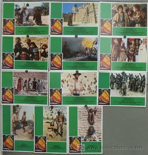 Cine: JH70 LA VIDA DE BRIAN MONTY PYTHON SET COMPLETO 12 FOTOCROMOS ORIGINAL ESTRENO