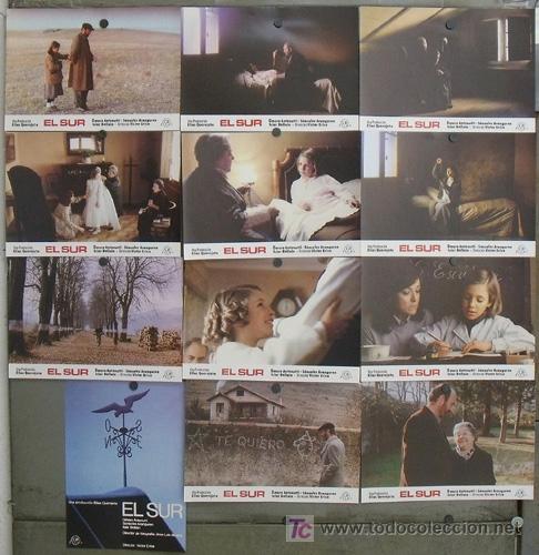 Cine: QJ91 EL SUR VICTOR ERICE SET COMPLETO 12 FOTOCROMOS ORIG ESTRENO