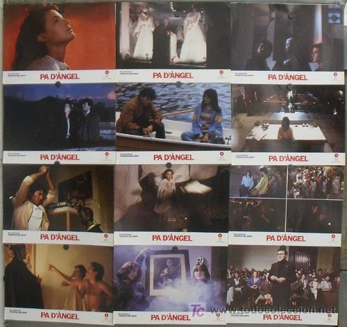 Cine: JI12 PAN DE ANGEL BELLMUNT EVA COBO SET COMPLETO 12 FOTOCROMOS ORIGINAL ESTRENO CATALAN