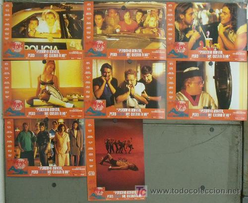 Cine: JI20 PERDONA BONITA PERO LUCAS ME QUERIA A MI JORDI MOLLA SET COMPLETO 8 FOTOCROMOS ORIGINAL ESTRENO