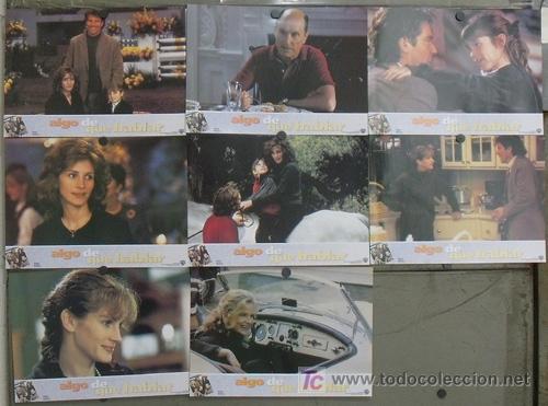 Kino: JI60 ALGO DE QUE HABLAR JULIA ROBERTS ROBERT DUVALL SET COMPLETO 8 FOTOCROMOS ORIGINAL ESTRENO