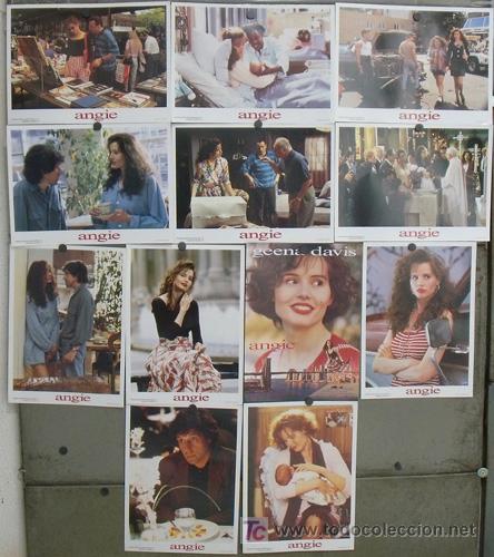Kino: JI70 ANGIE GEENA DAVIS STEPHEN REA SET COMPLETO 12 FOTOCROMOS ORIGINAL ESTRENO